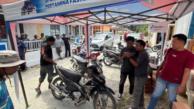 Pertamina Patra Niaga Sulawesi dan Pertamina Lubricants Gelar Program Ganti Oli Gratis untuk Korban Gempa Bumi di Poso