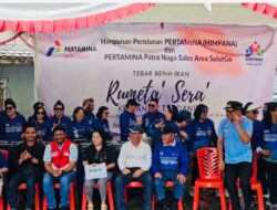 Pertamina Patra Niaga Sulawesi dan HIMPANA Manado Bersama Lestarikan Danau Tondano Lewat Tabur Benih Ikan