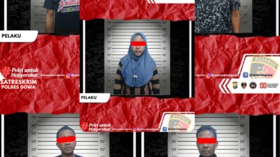 Dendam Pribadi, Perempuan di Gowa Nekat Curi Barang Korban Bersama Rekannya