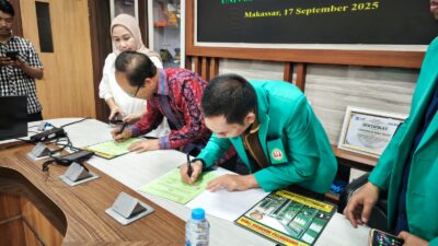 Penandatanganan MoU Universitas Megarezky dengan Universitas Indonesia Timur
