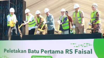 Siapkan Transformasi Signifkan, KALLA Peletakan Batu Pertama Gedung Baru RS Faisal