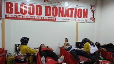 Gandeng PMI, Swiss-Belinn Gelar Donor Darah