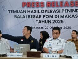 BBPOM Makassar Ungkap Kosmetik Ilegal Bernilai Ratusan Juta Rupiah di Sidrap, Positif Mengandung Merkuri