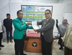 Dr. Abdul Rahman, S.Pt, SE, MM, M.Kes sebagai Icumbent, Mendaftar sebagai Calon Rektor UIT