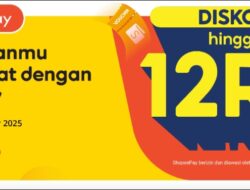 ShopeePay Hadirkan Diskon Hingga Rp12 Ribu, Pengguna Nikmati Belanja Lebih Hemat