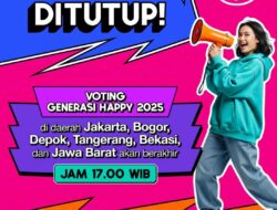 Voting Generasi Happy 2025 Segera Ditutup, Peserta Diminta Bergerak Cepat