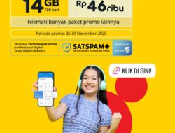 Indosat IM3 Hadirkan Promo Freedom Internet 14GB Hanya Rp46 Ribu di DANA