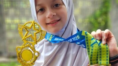 Debut Gemilang, Maia Theana Raih Dua Gelar di Kejuaraan Tenis Wali Kota Makassar