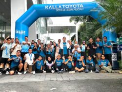 Toyota Kalla Gelar Veloz Hybrid Fun Run, Rangkaian Preview Jelang Peluncuran Resmi