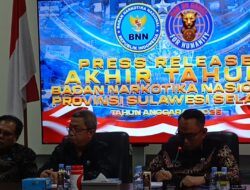 BNNP Sulsel Ungkap 55 Kasus Narkotika Sepanjang 2025, Sita 3,1 Kg Sabu dan 17,5 Kg Ganja