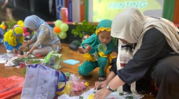Inovatif, Lomba Eco Printing Warnai FORSA Vol. IV SD Islam Athirah 2 Bukit Baruga