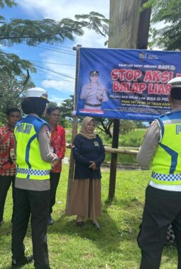 Jaga Kamtibmas Ramadan, Satlantas Polres Gowa Edukasi Warga Desa Pannyangkalang