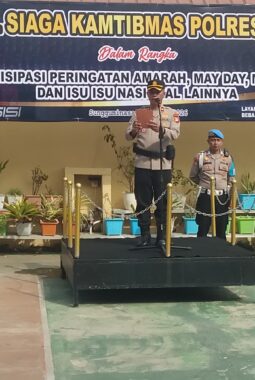 Polres Gowa Gelar Apel Siaga Kamtibmas Antisipasi AMARAH, May Day dan Isu Nasional