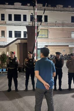 Personel Polres Gowa Turun ke Jalan, Pastikan Situasi Wilayah Tetap Kondusif 