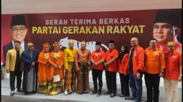 Sulsel Jadi Provinsi Ketujuh Serahkan Berkas Lengkap Partai Gerakan Rakyat ke DPP