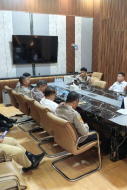 PJU Polresta Gowa Matangkan Persiapan Penyambutan Kapolresta Definitif