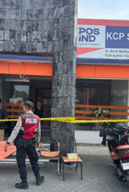 Dampingi PJU Polda Sulsel, Kapolresta Gowa Cek Langsung Kantor Pos Pascadirusak Massa