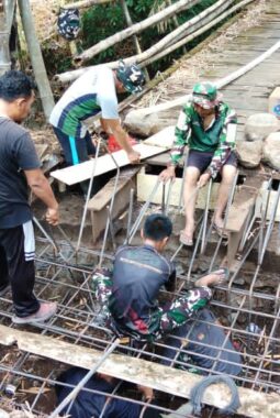 Jembatan Beton Sungai Karangloe Dibangun, Harapan Baru Warga Malakaji Menembus Keterisolasian